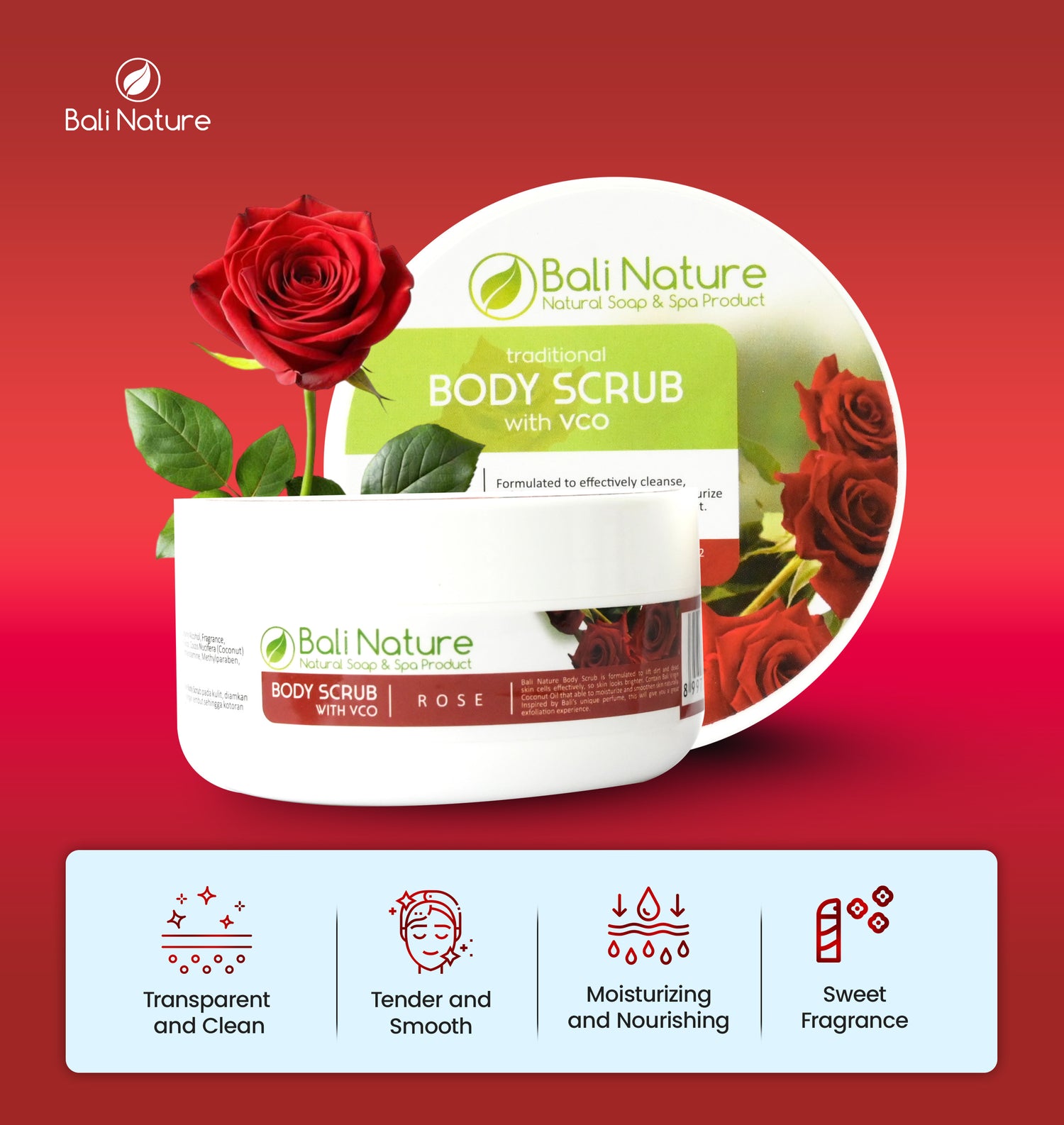 Body Scrub Rose