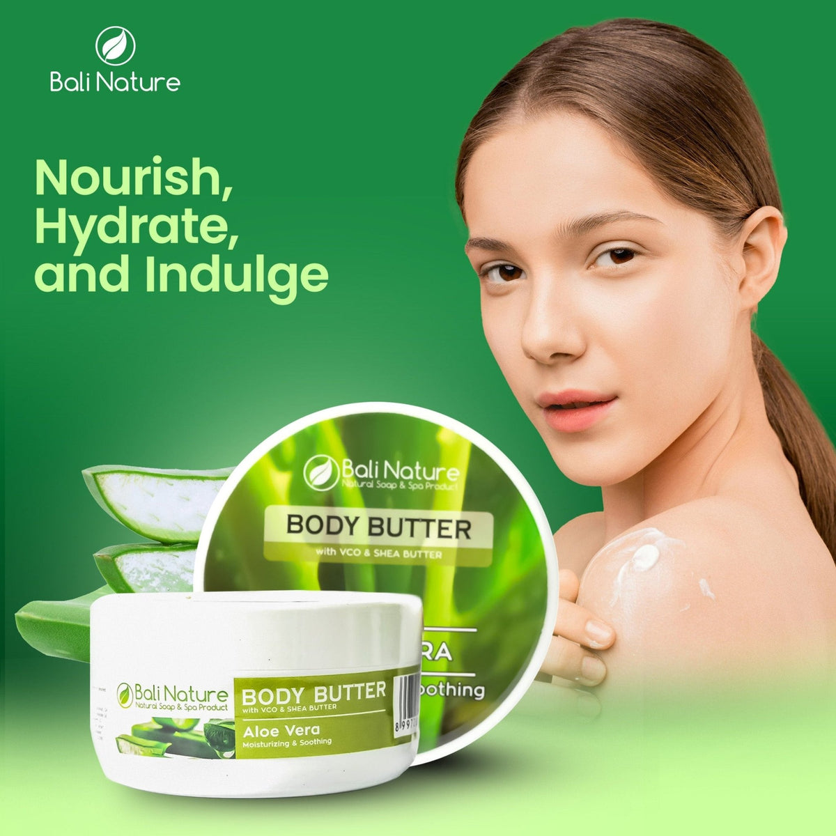 Body Butter Aloe Vera - BaliNature.ae