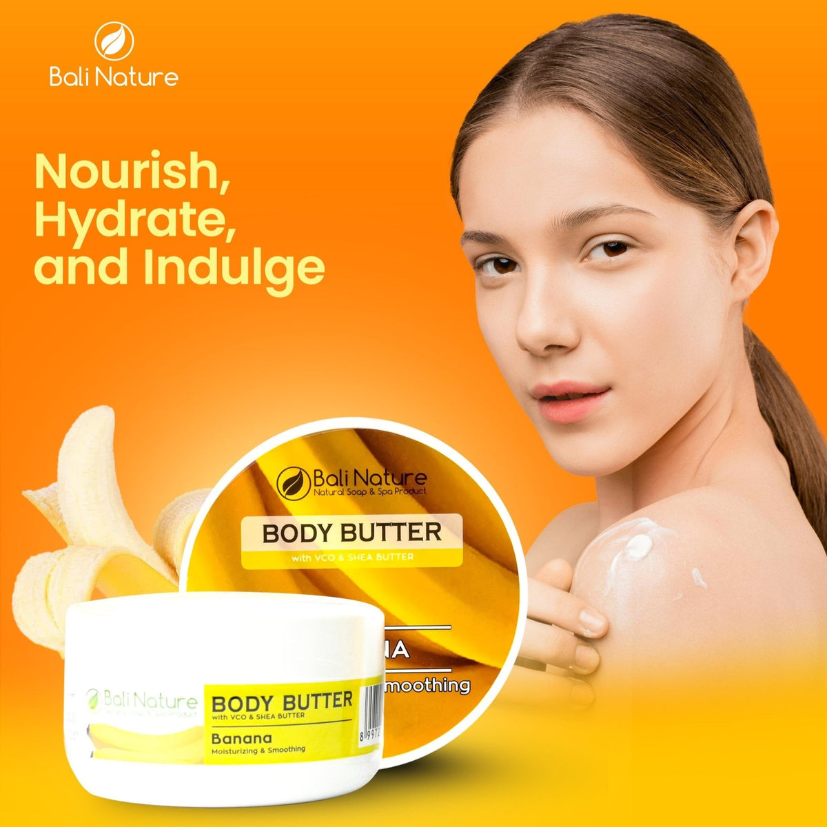 Body Butter Banana - BaliNature.ae