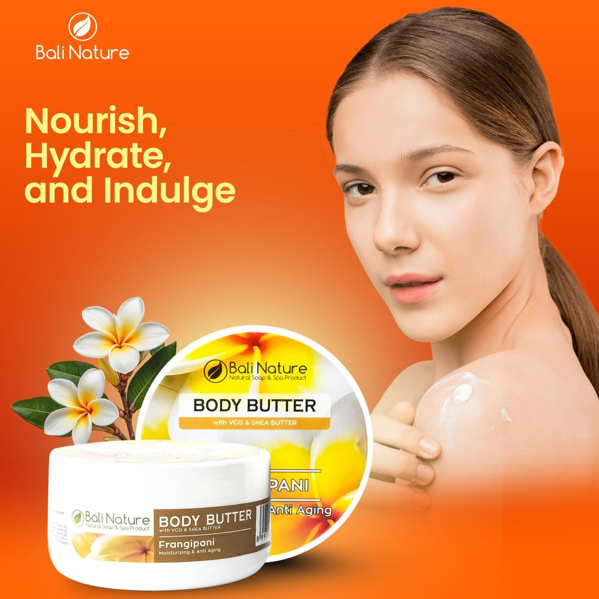 Body Butter Frangipani - BaliNature.ae