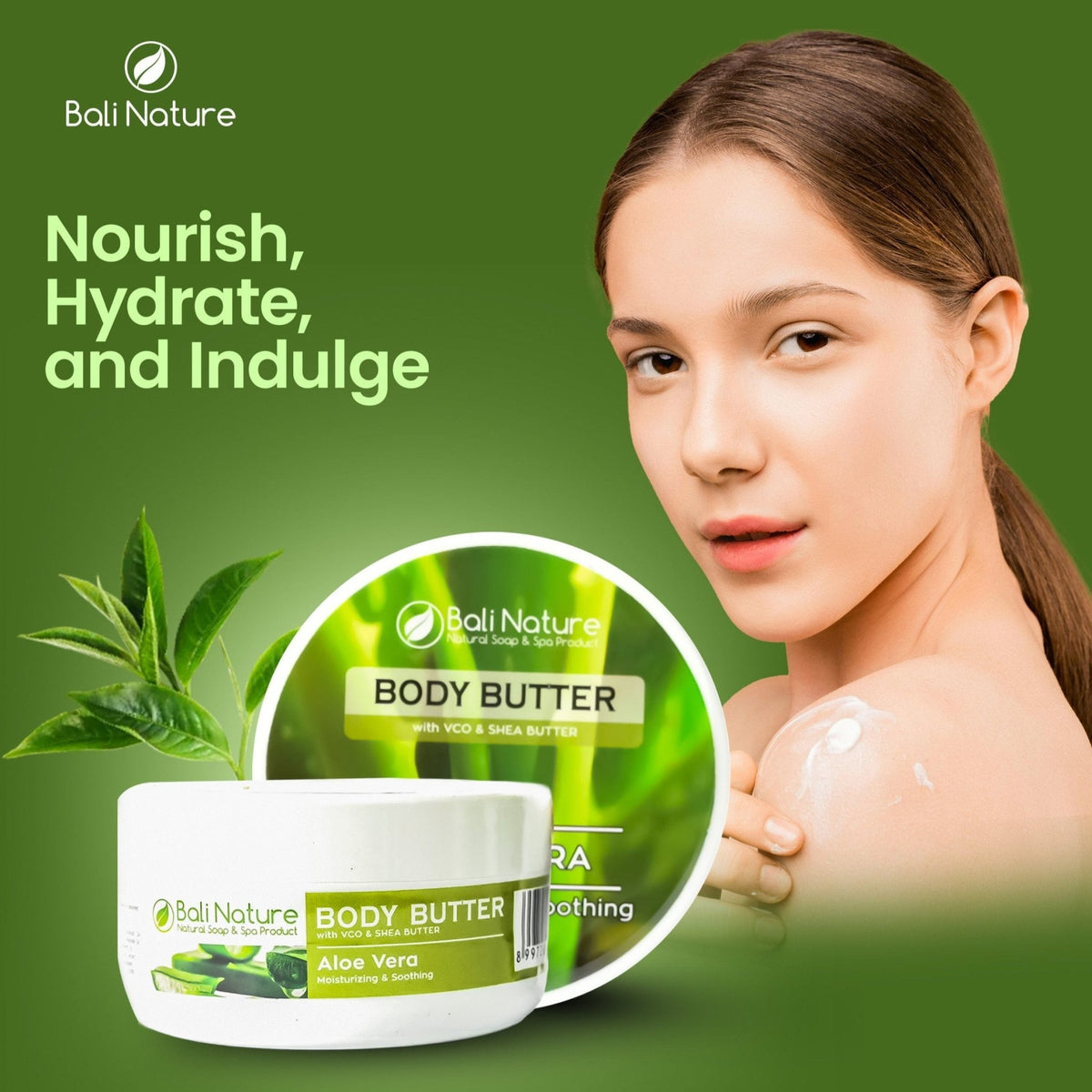 Body Butter Green Tea - BaliNature.ae