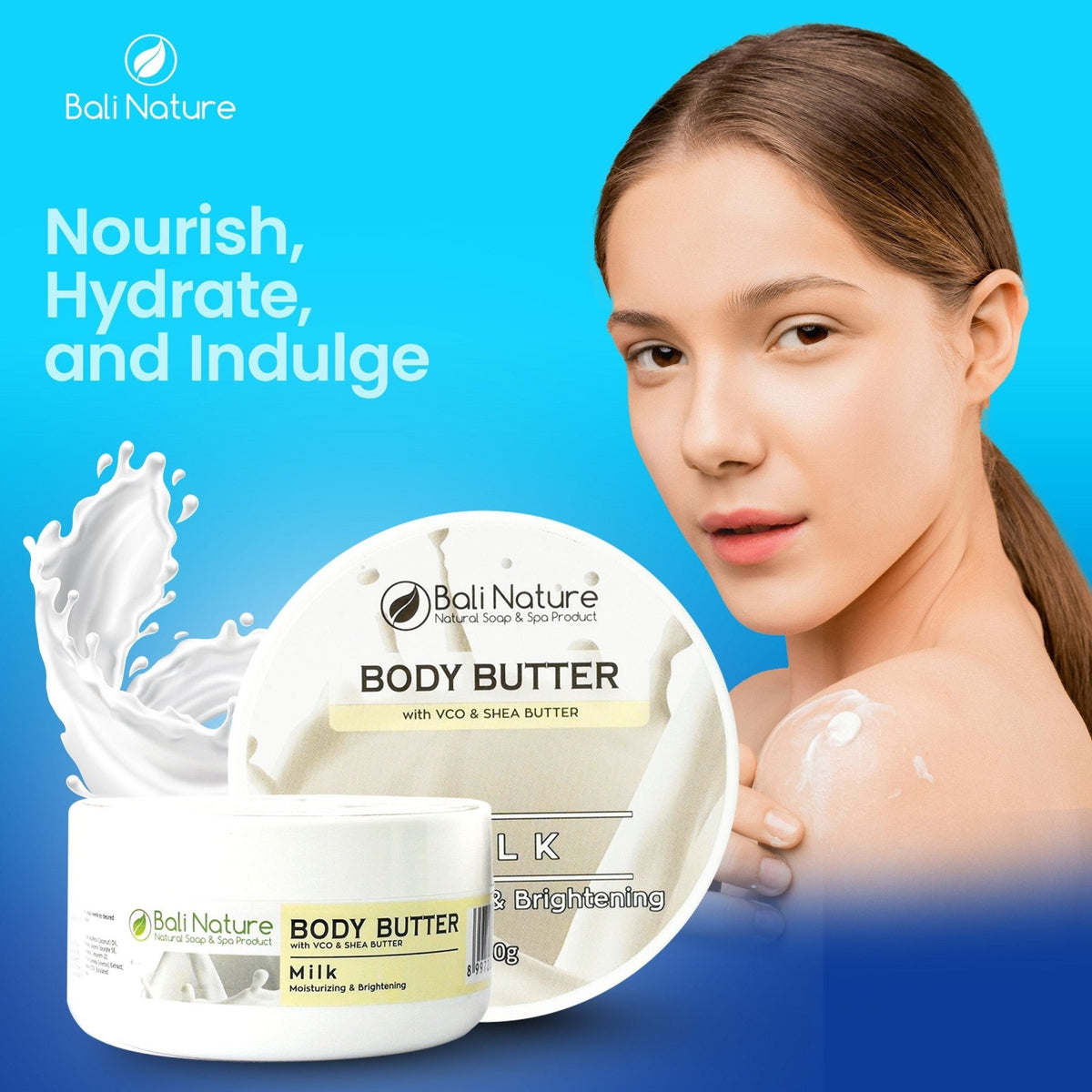Body Butter Milk - BaliNature.ae