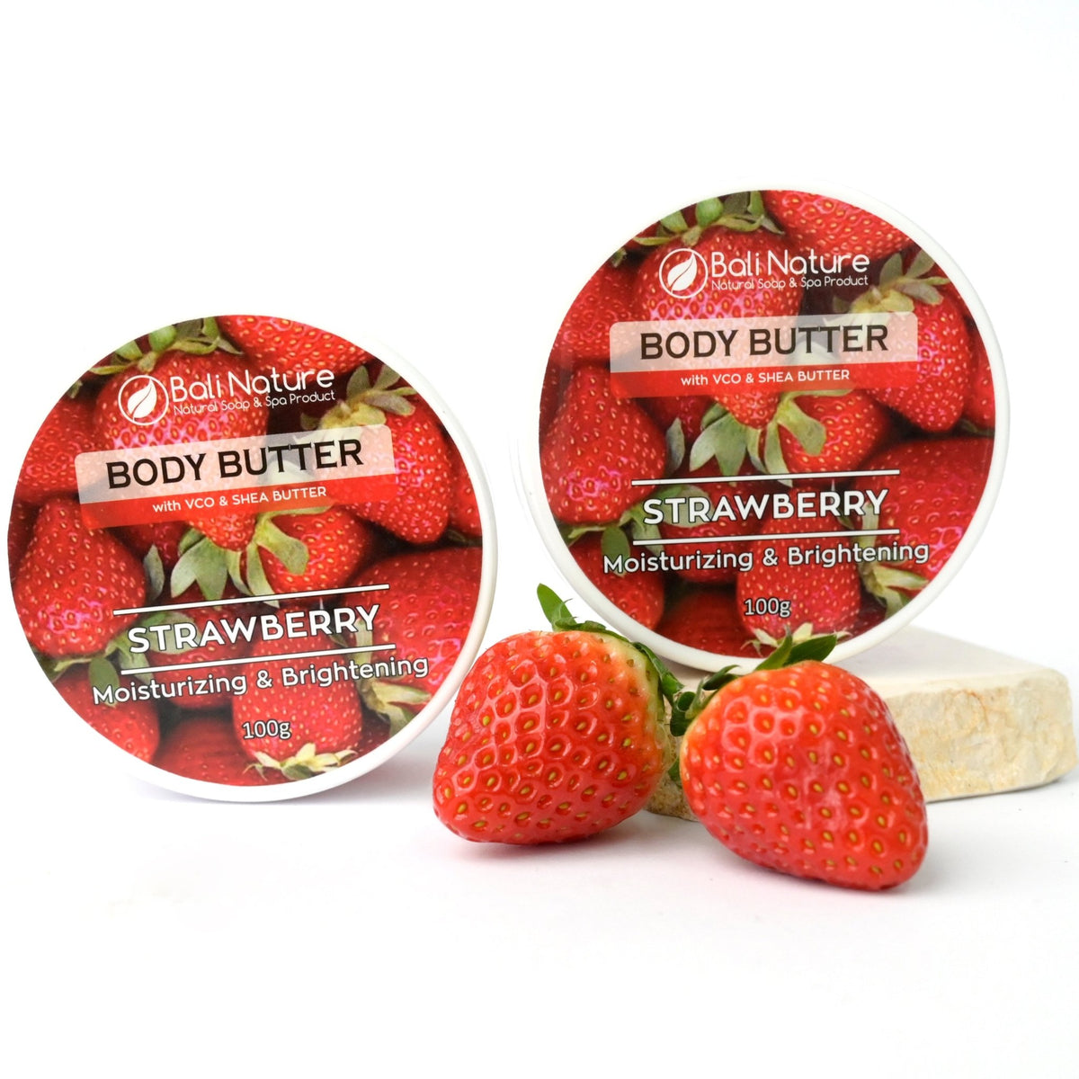 Body Butter Strawberry - BaliNature.ae