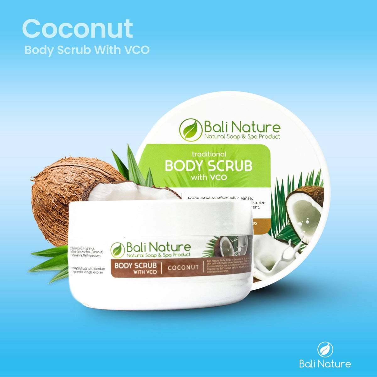 Body Scrub Coconut - BaliNature.ae